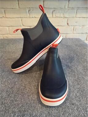 HISEA Men's Rain Boots Waterproof Non-Slip Sports Fishing Deck Boots SZ 14